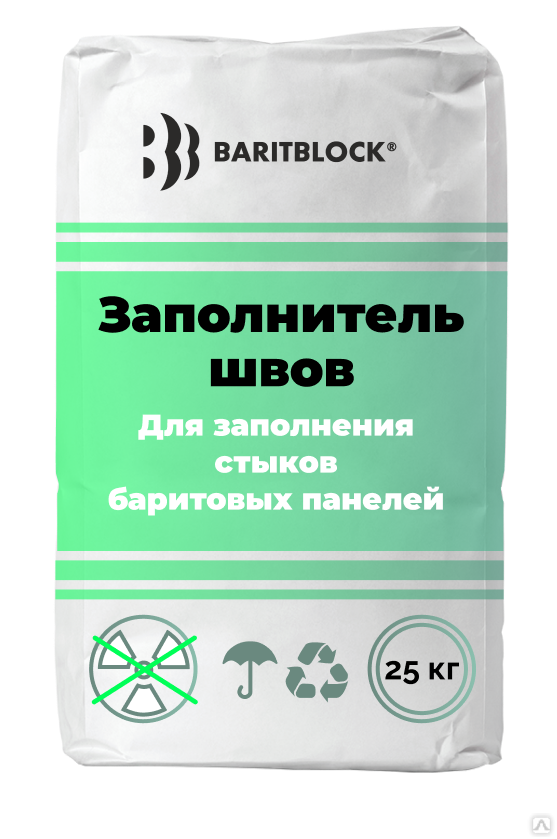 Заполнитель швов баритовый Baritblock мешок 30 кг