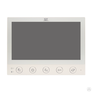 ST-M207/7 Белый. Монитор цветного видеодомофона 7’’ Разрешение: 1024*600, Поддерживаемые стандарты в Space Technology 