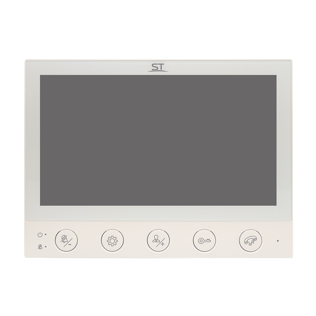 ST-M207/7 Белый. Монитор цветного видеодомофона 7’’ Разрешение: 1024*600, Поддерживаемые стандарты в Space Technology