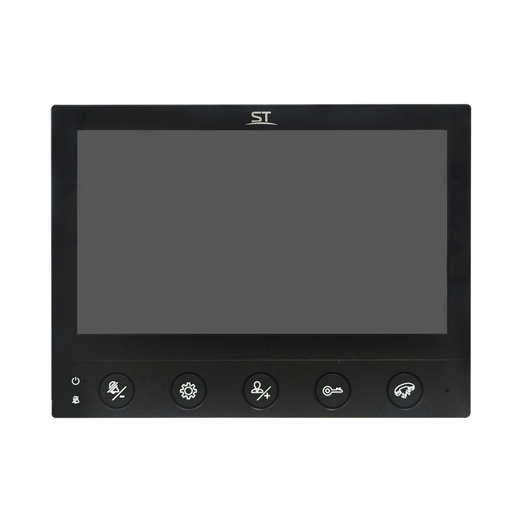 ST-M207/7 Черный.Монитор цветного видеодомофона 7’’ Разрешение: 1024*600, Поддерживаемые стандарты в Space Technology