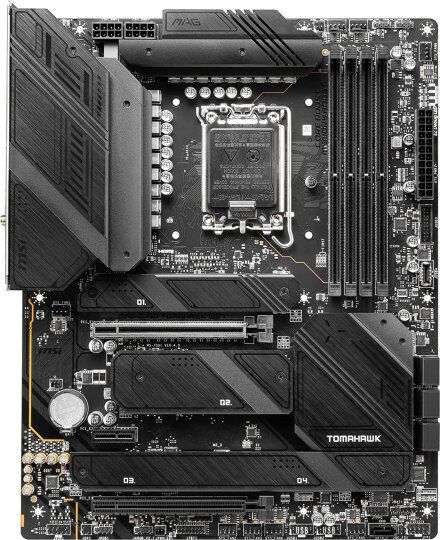 Материнская плата MSI MAG Z790 TOMAHAWK WIFI Soc-1700 Intel Z790 4xDDR5 ATX AC'97 8ch(7.1) 2.5Gg RAID+HDMI+DP