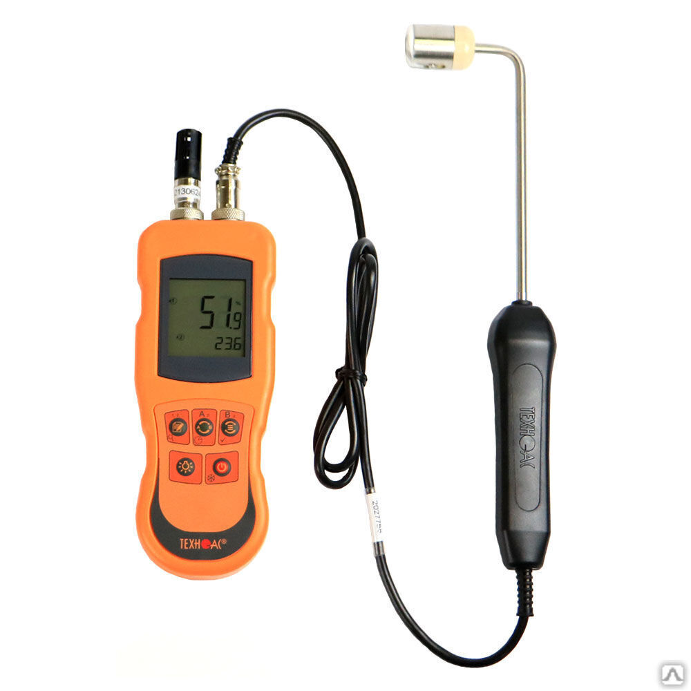 Термометр контактный двухканальный с функцией измерения относительной влажности ТК-5.11С