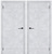 Тоскана бетон снежный ДГ межкомнатная дверь покрытие экошпон. Производство Россия. #1
