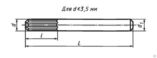 Развертка машинная ф 3,0 мм Н7 цилиндрический хвостовик