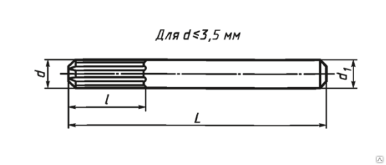 Развертка машинная ф 2,8 мм Н7 цилиндрический хвостовик