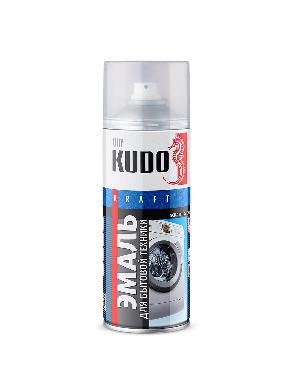 Эмаль для бытовой техники KUDO белая KU-1311