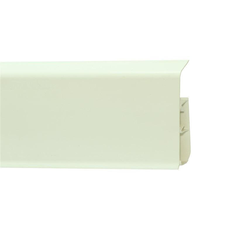 Плинтус со съемной панелью 80 мм 2.2 м Белый матовый Winart Quadro 318