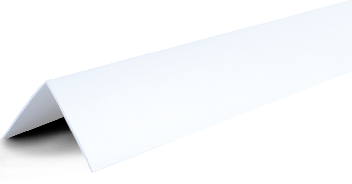 Угол однотонный белый 15×15 мм 2,7 м LUB001-1515