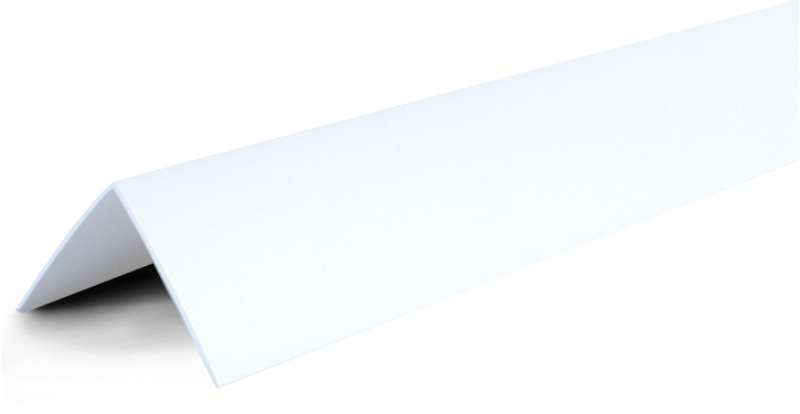 Угол однотонный белый 20×20 мм 2,7 м LUB001-2020