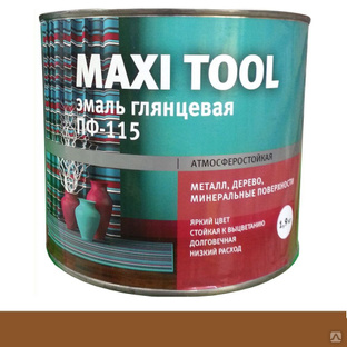 Эмаль Шоколадная ПФ-115 1,9 кг Maxi Tool 