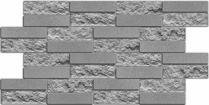 Панель, Кирпич облицовочный бетонный, 980х490 мм