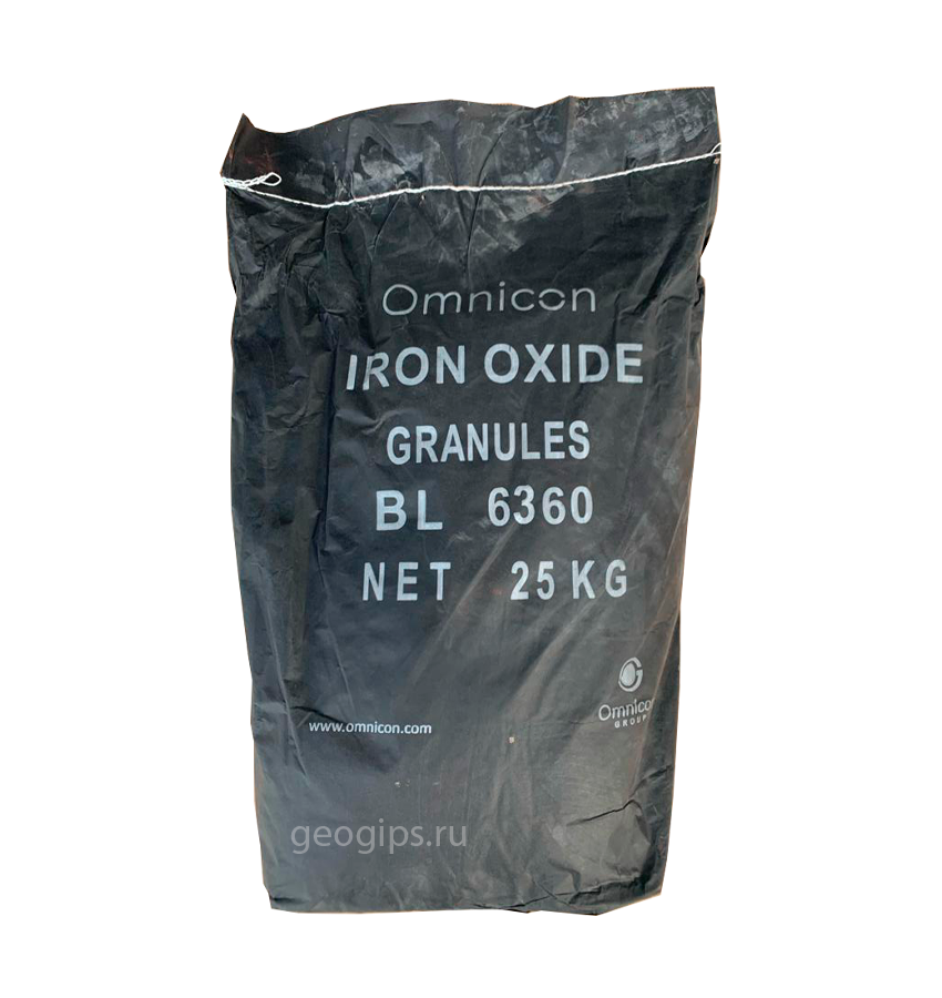 Omnicon BL 6360 G пигмент железоокисный гранулированный черный, 25 кг
