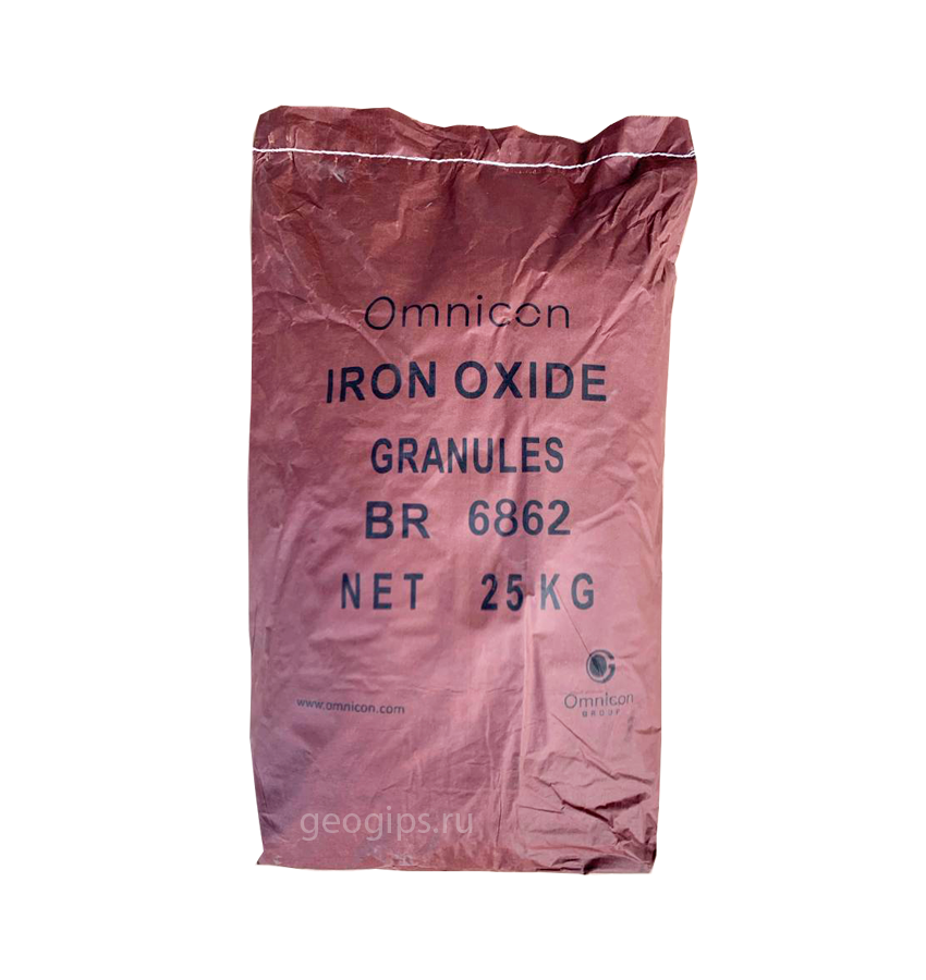 Omnicon BR 6862 G пигмент железоокисный гранулированный коричневый, 25 кг
