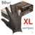 Перчатки нитриловые ideall GRIP+ (р.XL; 50шт; черные) повышенной стойкости к растворителю #3