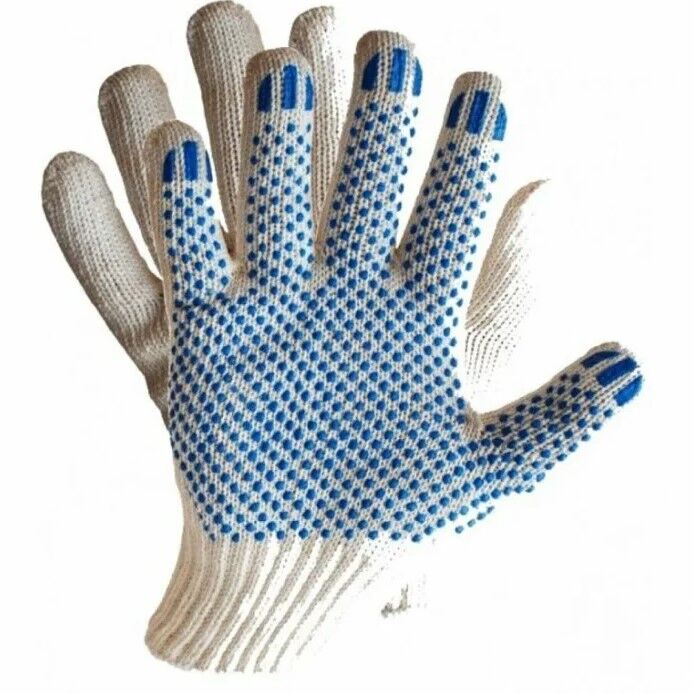 Перчатки, Размер: 9, Материал: полиэтиленовое волокно, Цвет: синий