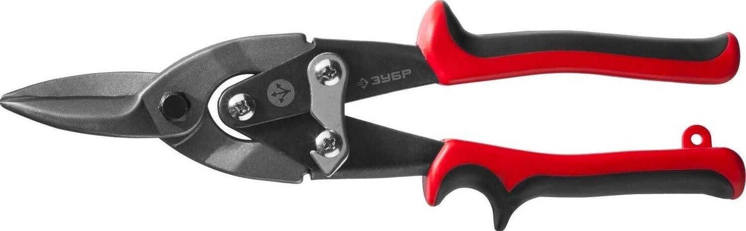 Ножницы ЗУБР по металлу двухрычажные, прямые, У8А, 250 мм (24/1) (шт)