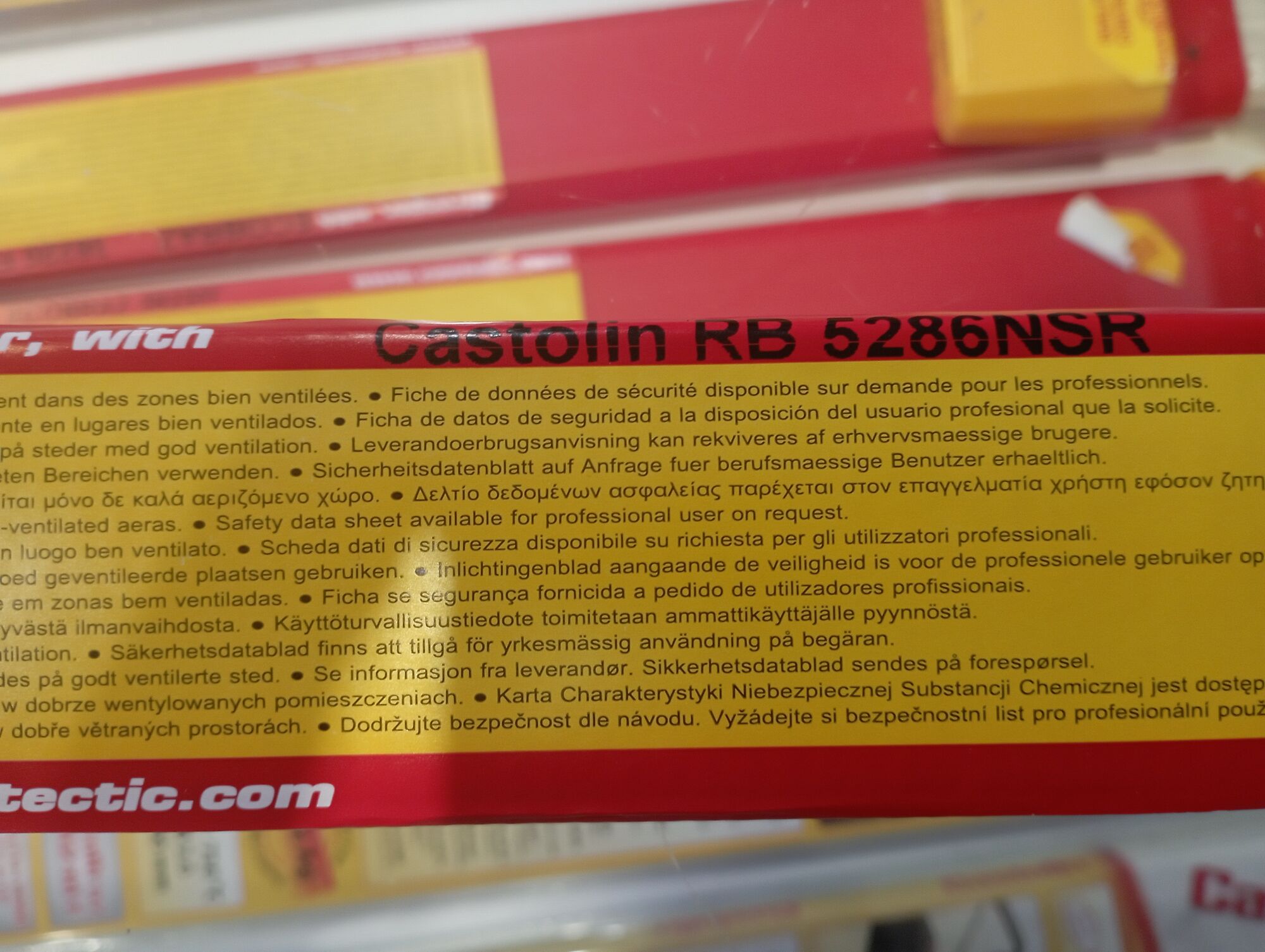 Припой Castolin RB 5286 NSR д.2,0мм упак.1,0 кг пруток с содержанием серебра 5%. 3