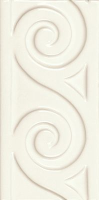 Керамическая плитка Керамин Adex Neri ADNE4119 Relieve Mar Biscuit Бордюр 7,5х15