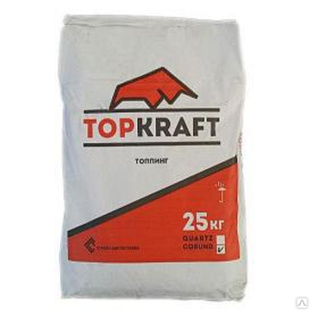 Топпинг для бетона TOPKraft corund, мешок 25кг 