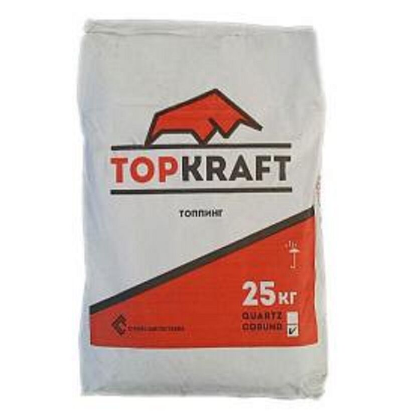 Топпинг для бетона TOPKraft corund, мешок 25кг