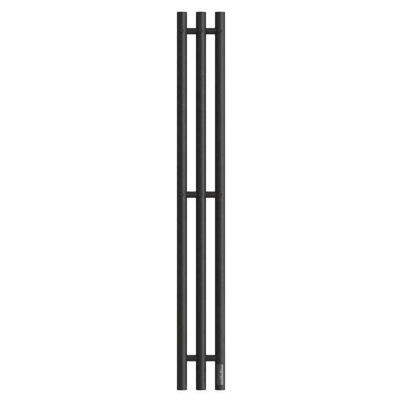 Полотенцесушитель электрический Point Деметра PN12822W П3 120x1200 диммер справа, белый/черный