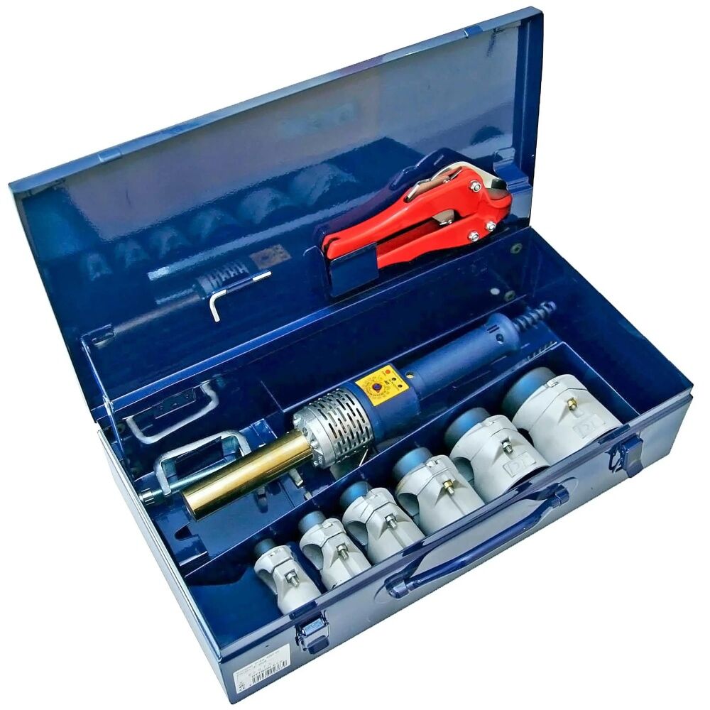 Аппарат для полипропиленовых труб (D04530) DYTRON Set P-4a 650W TW STANDARD blue (20-63)