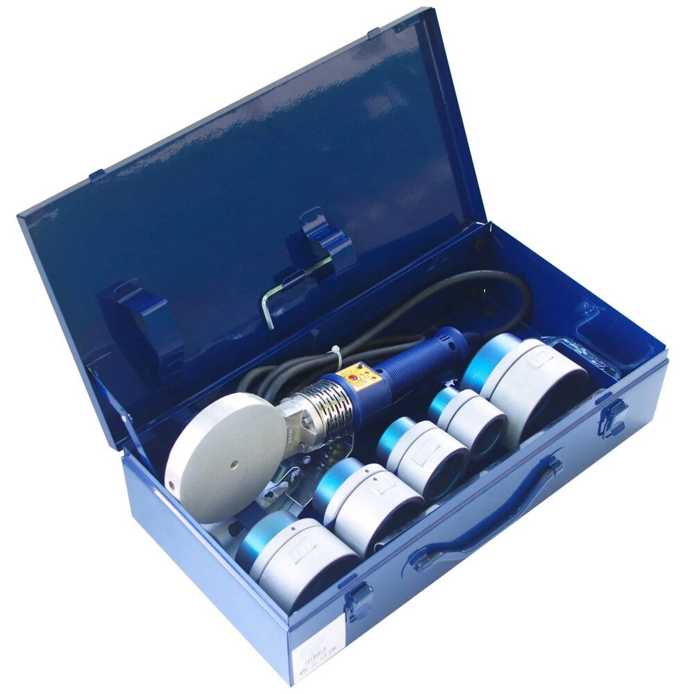 Аппарат для полипропиленовых труб (D04988) DYTRON Set P-4a 1200W TW PROFI blue (40-90)