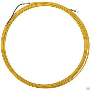 Протяжка кабельная (мини УЗК в бухте) RUICHI, стеклопруток, 3 мм х 15 м, жёлтая