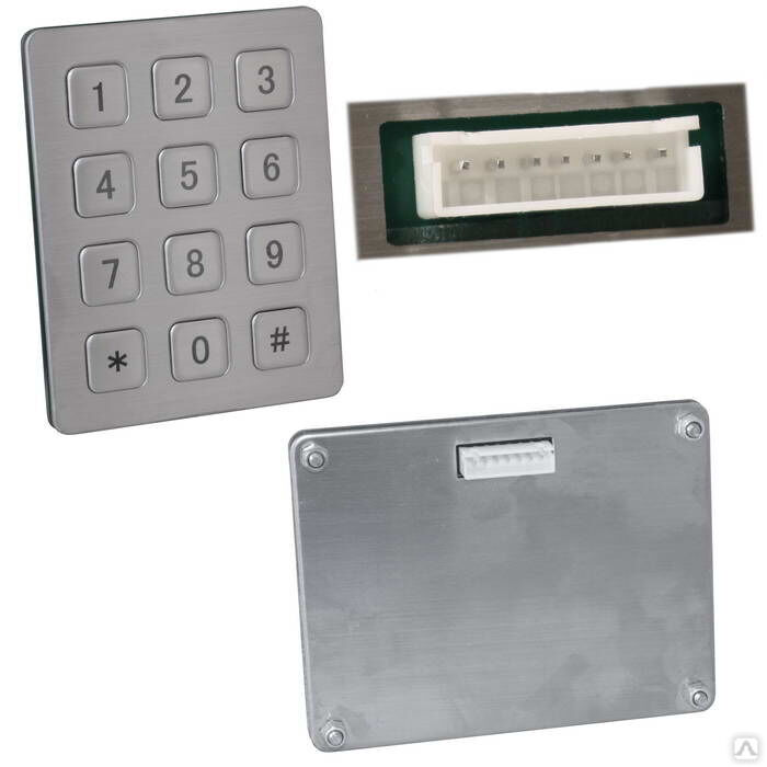 Клавиатура цифровая антивандальная RUICHI RPS01-12-TM, pin