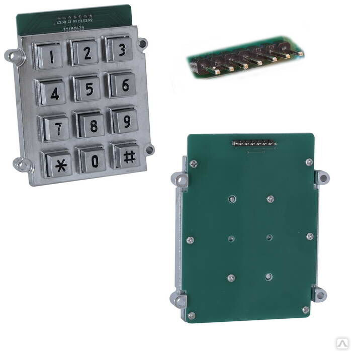Клавиатура цифровая антивандальная RUICHI RPZ01-12-RM, pin