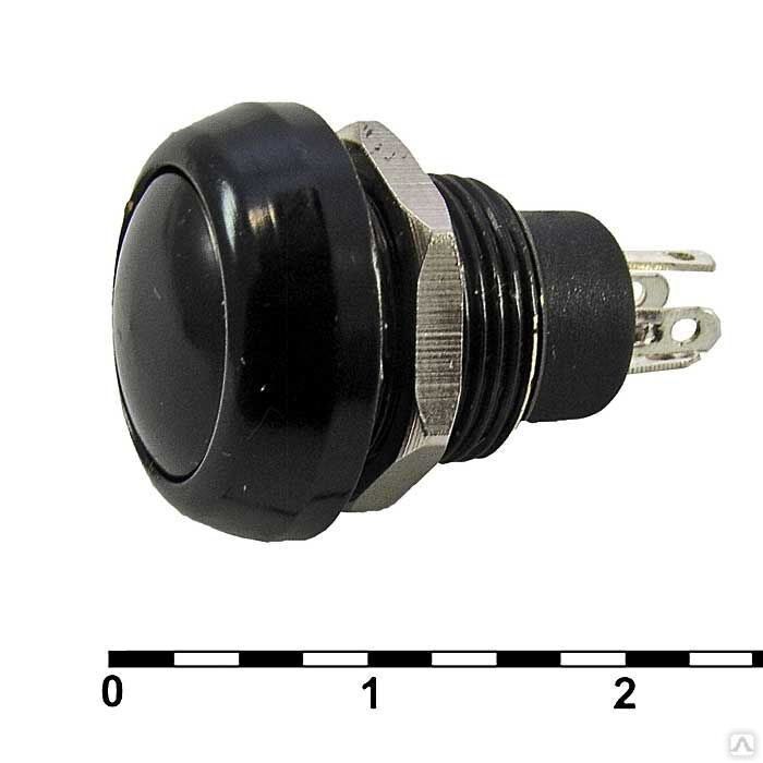 Кнопка антивандальная RUICHI TD-986, черная
