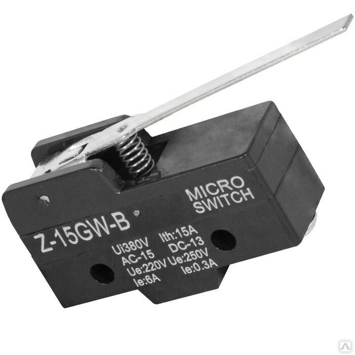 Микропереключатель RUICHI Z-15GW-B, 15 A, 250 В