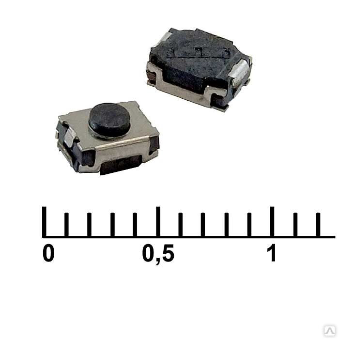 Кнопка тактовая Ruichi IT-1185AU, 4,5x3x2 мм