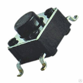 Кнопка тактовая Ruichi KAN0641-0431B, 6x6x4,3 мм, OFF- ON, 50 мА, 12 В, 50 мОм