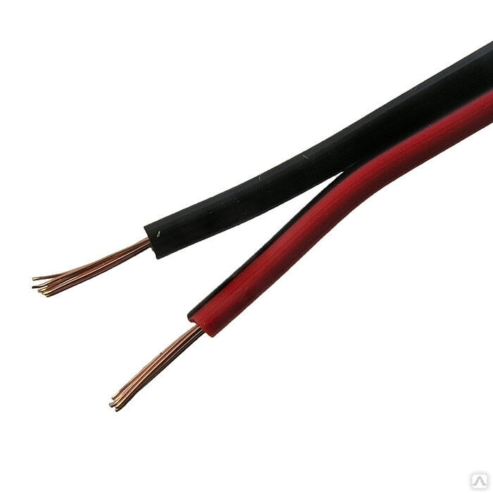 Акустический кабель RUICHI, 2x0.25 мм, CU+CCA, красно-черный