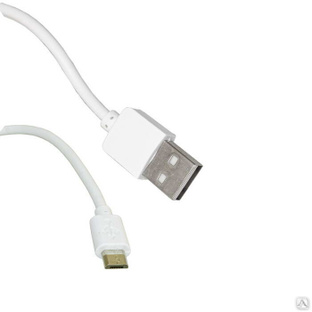 Компьютерный шнур RUICHI USB 2.0 A (m) -micro USB B (m), 1.8 м, белый 