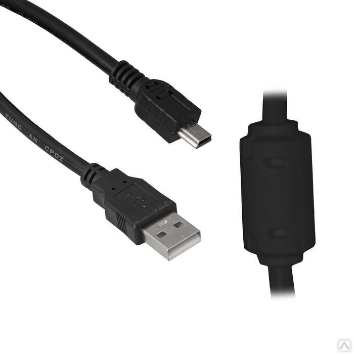 Компьютерный шнур Ruichi USB 2,0 A m -mini USB B m, 1,8 м