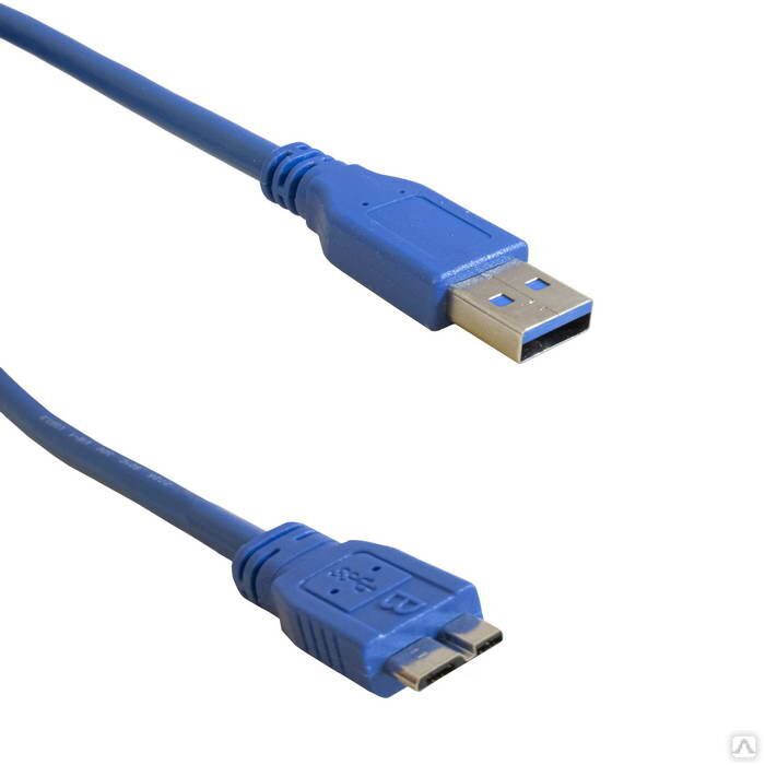 Компьютерный шнур RUICHI USB 3.0 A (m) -micro USB B (m), 1.8 м, чёрный