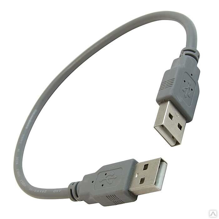 Кабель компьютерный USB соединительный SZC USB-A(m)-USB-A(m), 0.3 м