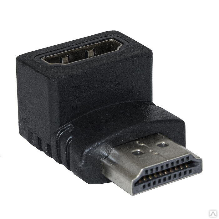 Разъём RUICHI HDMI (m) -HDMI (f), угловой