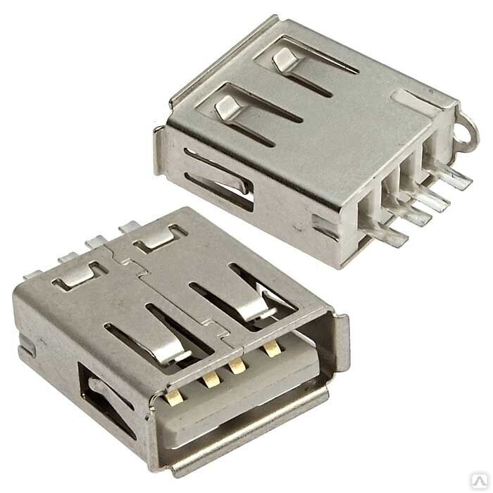 Разъем USB USBA-FA (SZC), 4 контакта