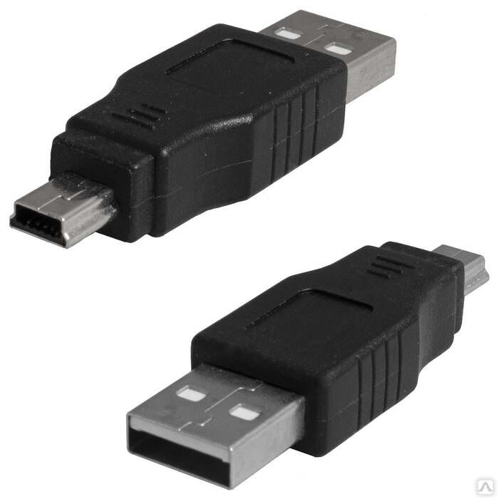 Разъём USB RUICHI USB 2.0 A (m) -mini USB B (m)