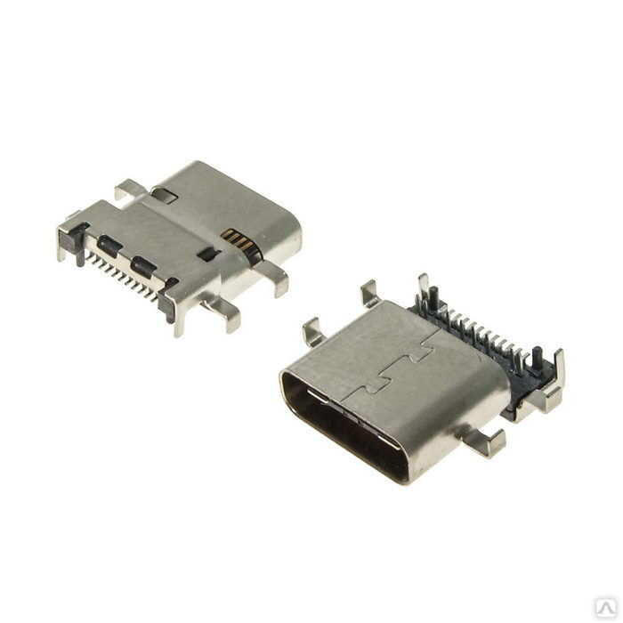 Разъем USB RUICHI USB3.1 TYPE-C 24PF-005, 24 контакта
