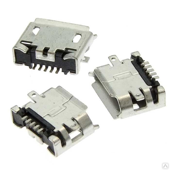 Разъем USB SZC Micro usb 5S B (SZC), 5 контактов