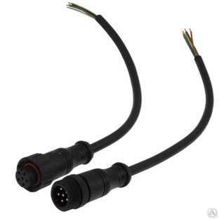 Разъемы герметичные кабельные (штекер-гнездо) RUICHI BLHK16-6PB, 6 контактов, IP67, 5 А, 250 В, черные 
