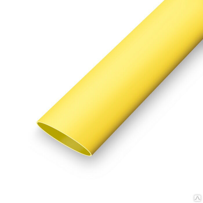 Трубка термоусаживаемая с клеевым слоем RUICHI, диаметр 4.8 мм, цвет желтый, 1 м