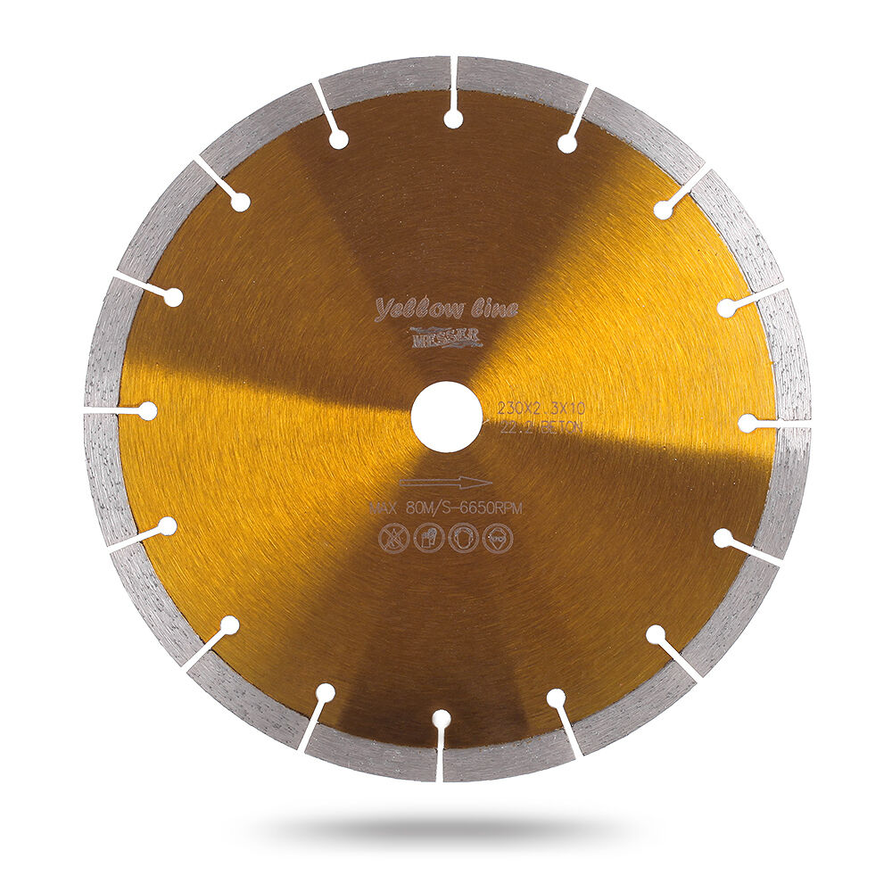 Алмазный сегментный диск Messer Yellow Line Beton. Диаметр 230 мм. MESSER
