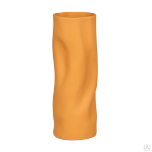Ваза, 23x8 см, керамика, цвет оранжевый #1