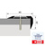 Угол на ступени Русский профиль с резиновой вставкой серебро глянец 40*900*20 мм (упак 10 шт) #2