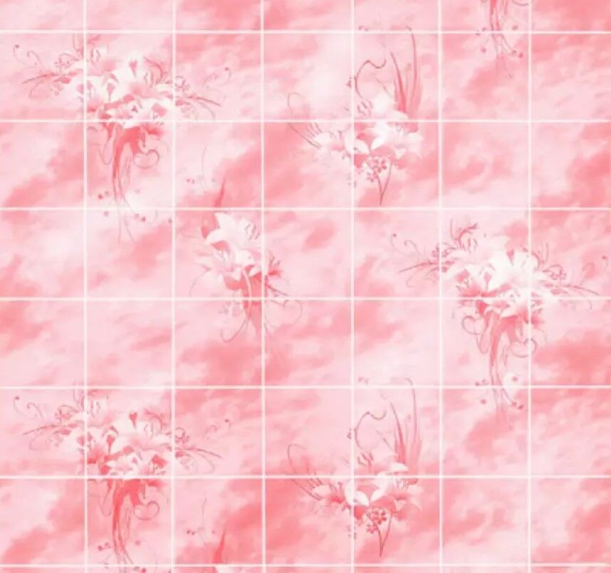 Панель листовая ХДФ АКВАТОН Букет цветов Розовый 1220*2440 мм